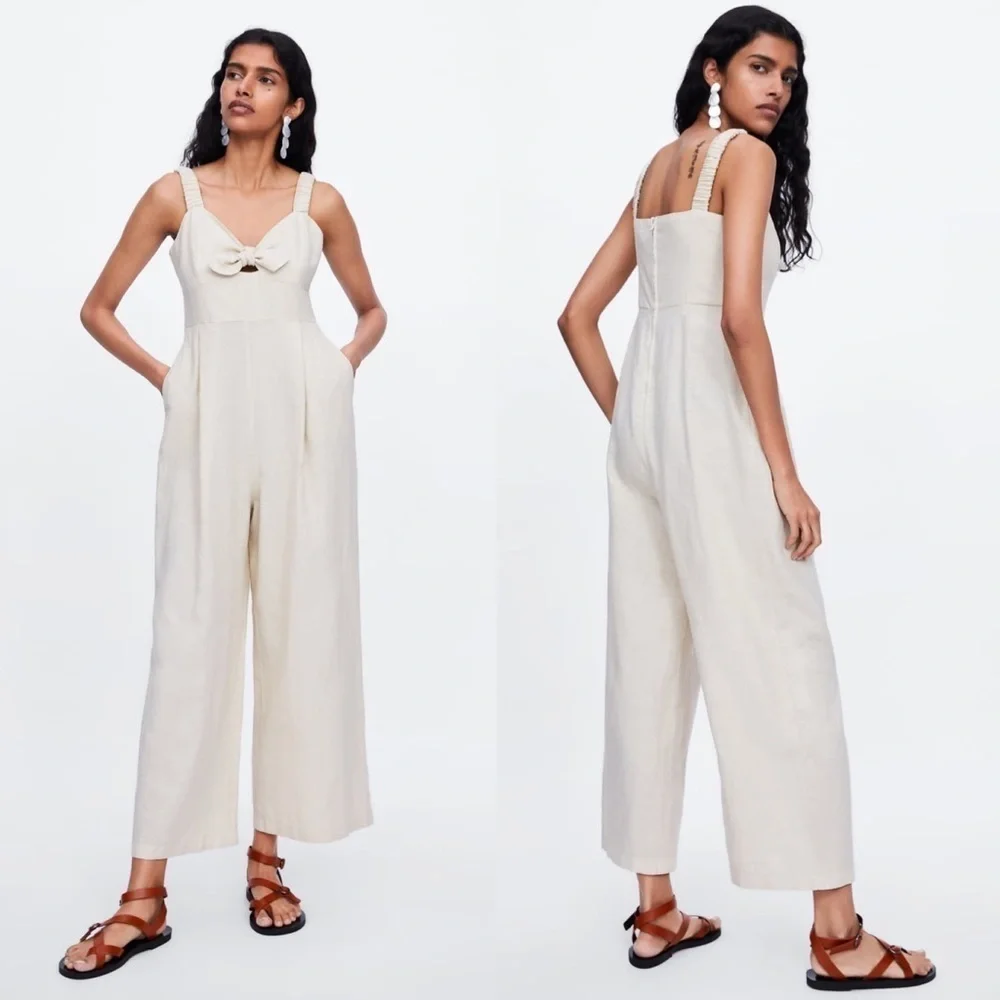 ZARA Knotted Jumpsuit